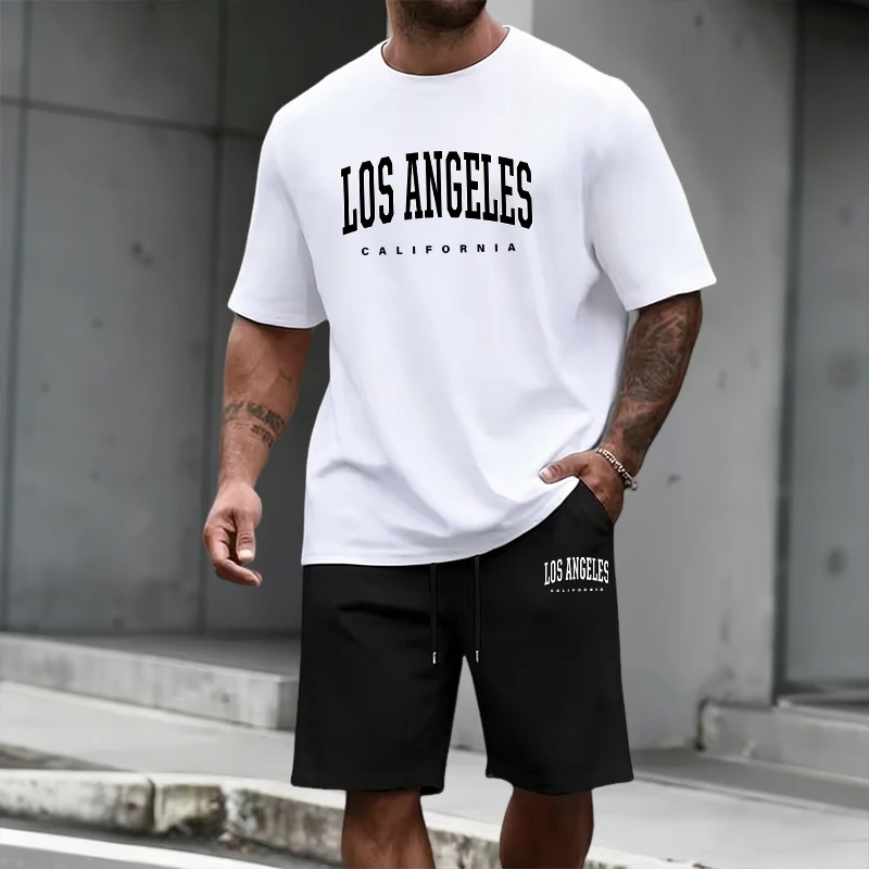 Men'S Fashion Outfits 2026 - 남성 트레이닝복 반팔 상의와 무릎 길이