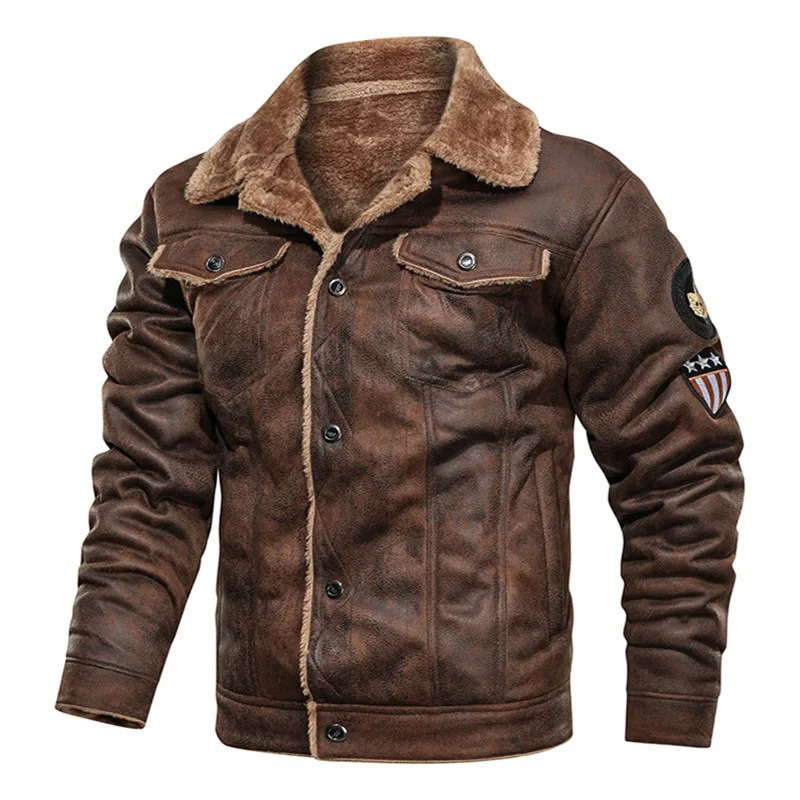 Mens Fashion Bomber Jacket - 겨울 남성 폭격기 재킷 오토바이 캐주얼