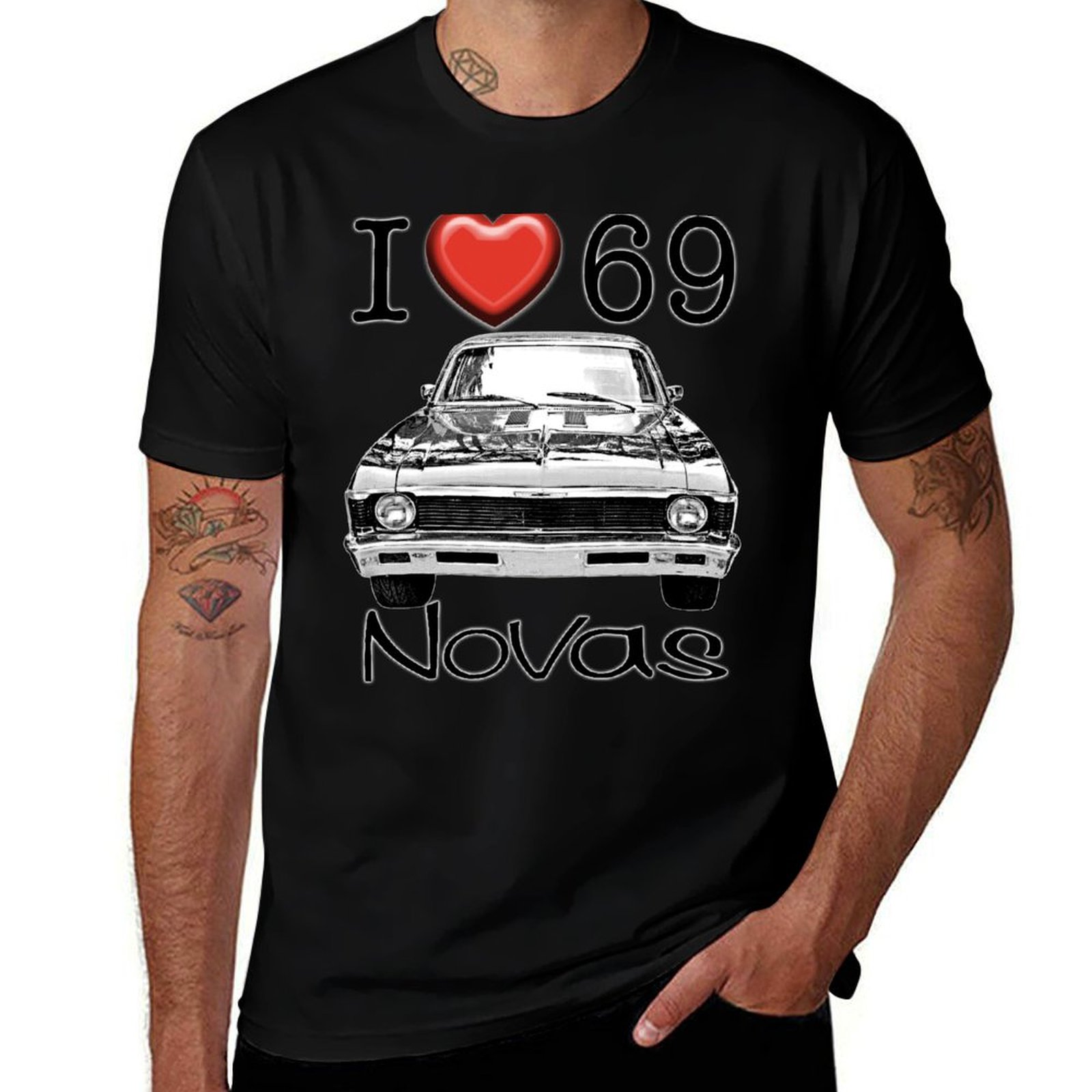Men'S Fashion Nova Shirts - 나는 69 노바 티셔츠를 좋아한다. 패션