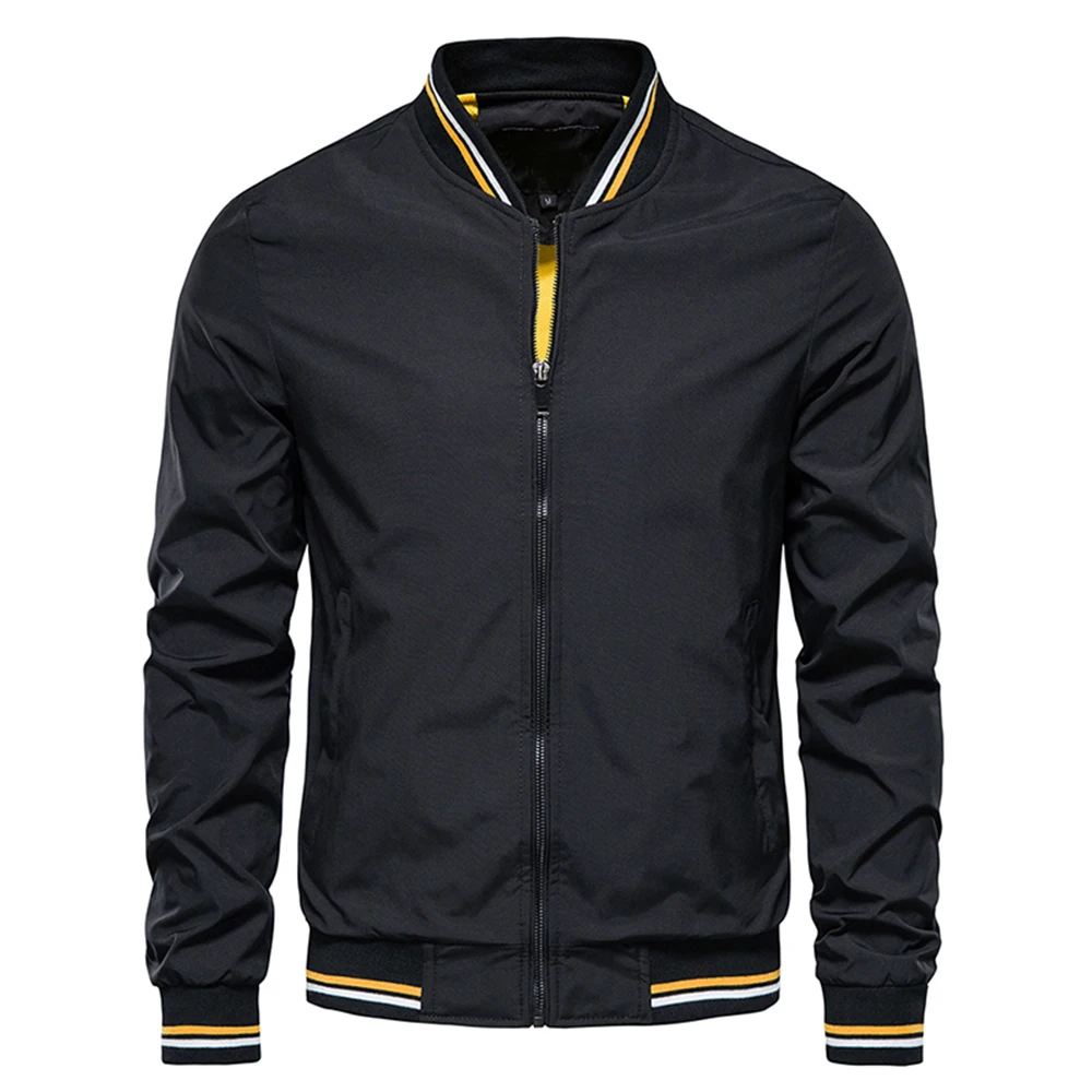 봄 여름 봄버 재킷 남성 블랙 캐주얼 슬림핏 야구 남성 - Mens Fashion Bomber Jacket 리뷰 및 가격