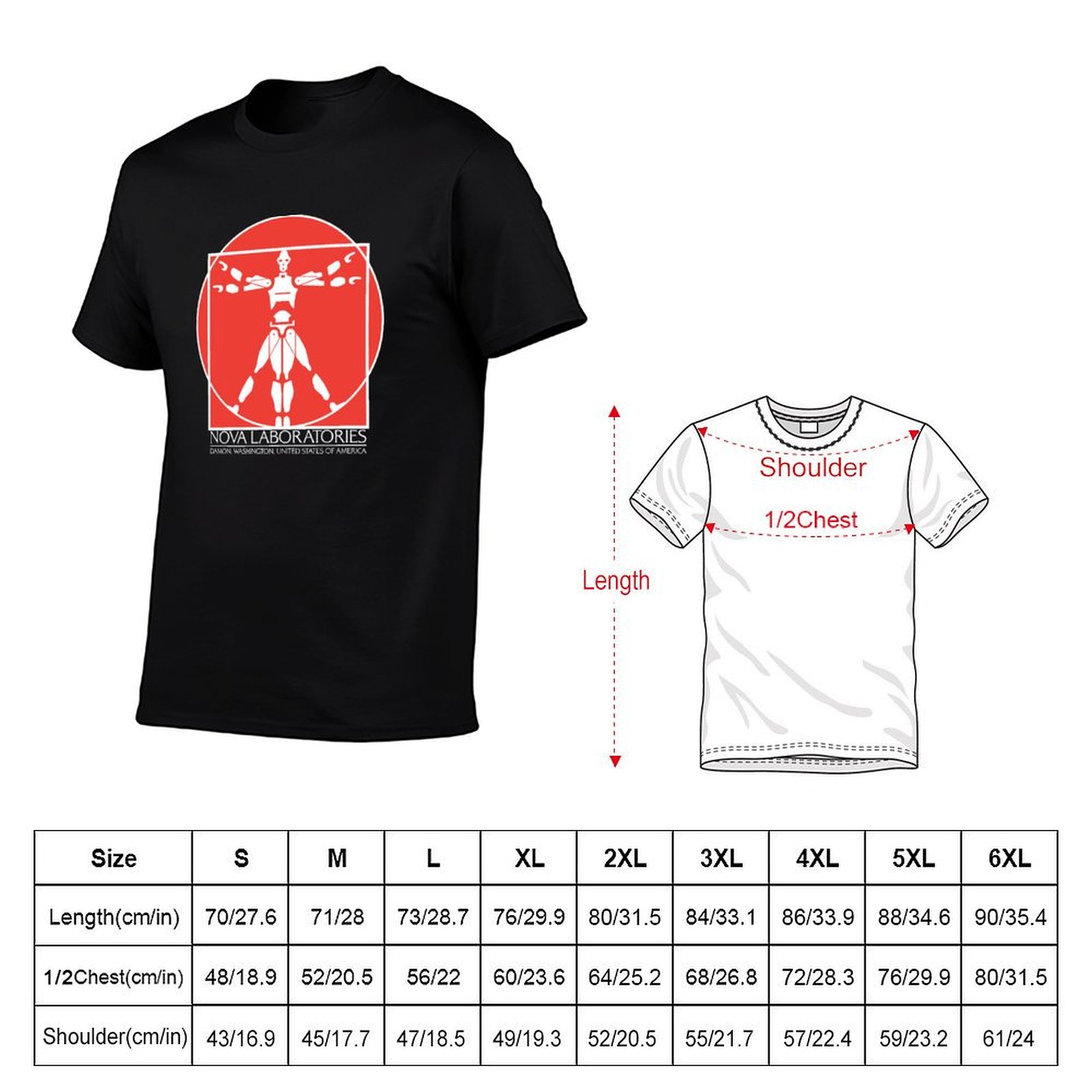 Nova Laboratories Text 02 티셔츠  - Men'S Fashion Nova Shirts 리뷰 및 가격