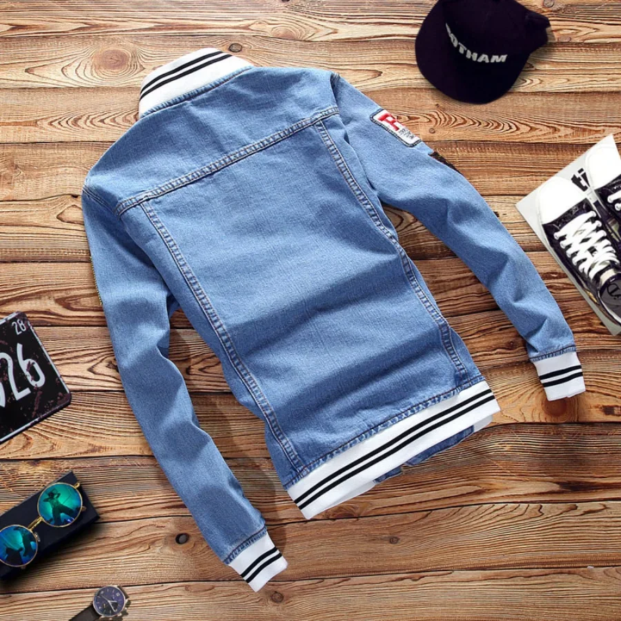 신상품 2026 남성 데님 재킷 패션 남성 트렌디 찢어 - Mens Fashion Bomber Jacket 리뷰 및 가격