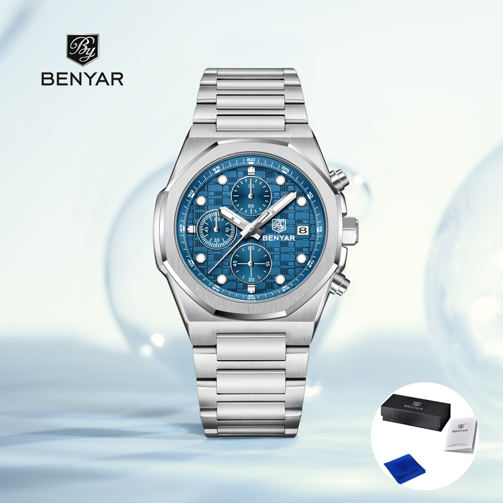 2025 신제품 베냐르 남성용 시계 최고급 쿼츠 손목시 - Mens Fashion Watch 리뷰 및 가격