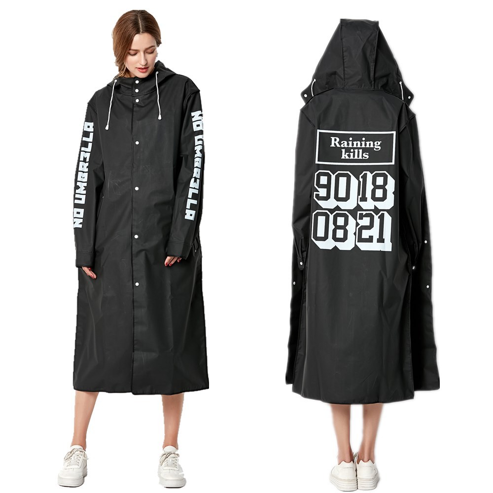 새로운 패션 빅 사이즈 남성과 여성 얇은 검은 비 코트 - Mens Fashion Poncho 리뷰 및 가격