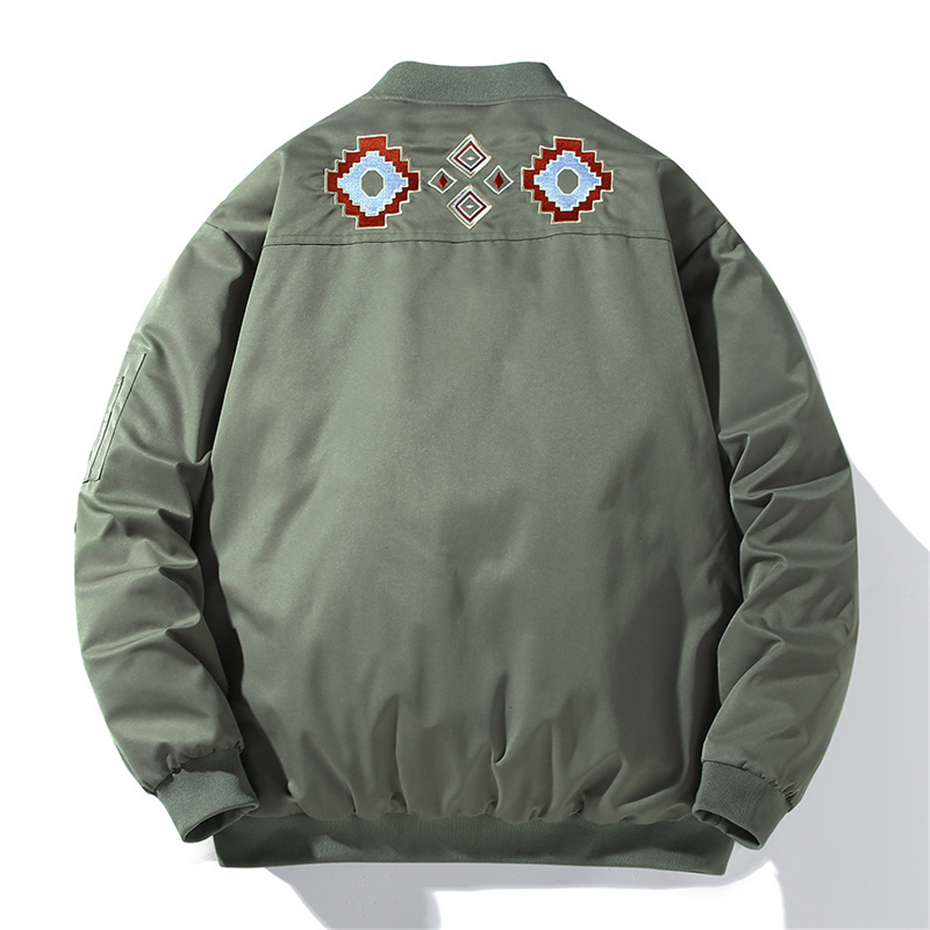 두꺼운 야구 재킷 남자 겨울 파카 폭격기 재킷 플러스  - Mens Fashion Bomber Jacket 리뷰 및 가격