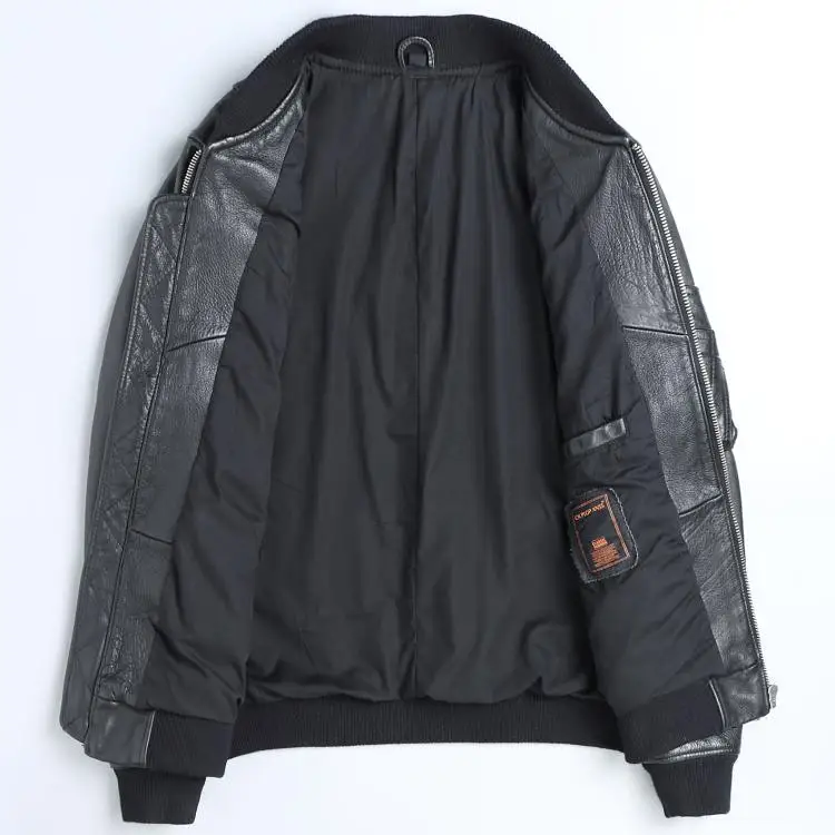 YR 클래식 Ma-1 공군 가죽 재킷, 블랙 폭격기 소 - Mens Fashion Bomber Jacket 리뷰 및 가격