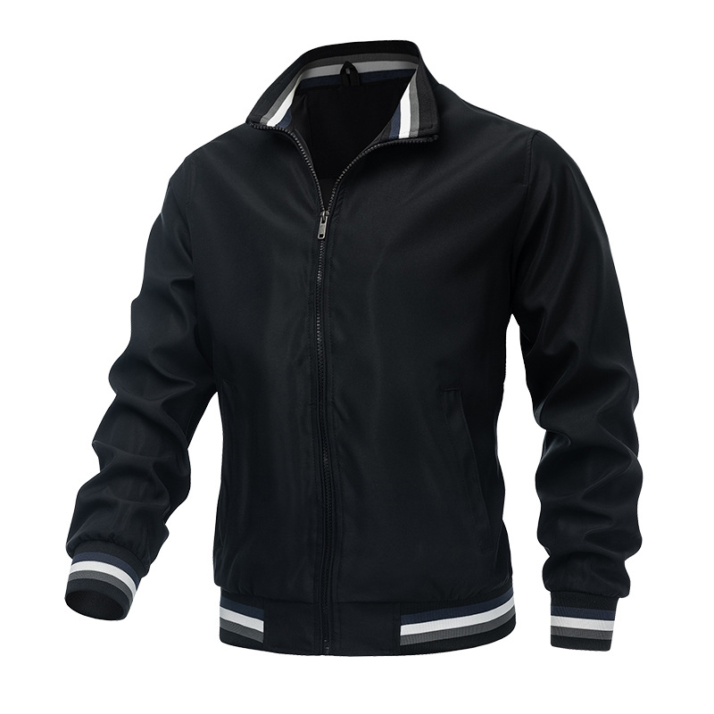 봄 가을 남성용 블랙 캐주얼 슬림핏 야구 점퍼 신상 가 - Mens Fashion Bomber Jacket 리뷰 및 가격