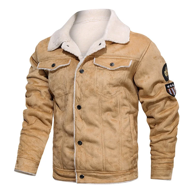 겨울 남성 폭격기 재킷 오토바이 캐주얼 남성 두꺼운 양 - Mens Fashion Bomber Jacket 리뷰 및 가격