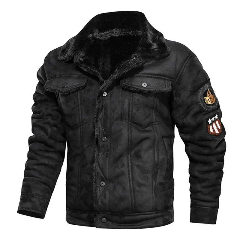 겨울 남성 폭격기 재킷 오토바이 캐주얼 남성 두꺼운 양 - Mens Fashion Bomber Jacket 리뷰 및 가격