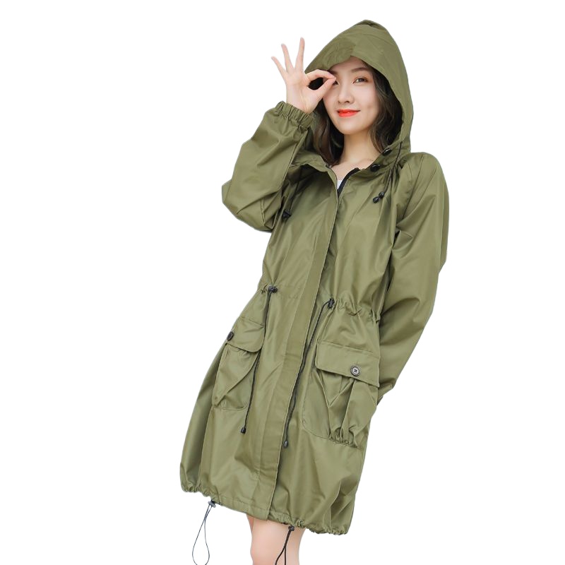 가벼운 방수 여성용 롱 후드 재킷 여름용 얇고 통기성  - Mens Fashion Poncho 리뷰 및 가격