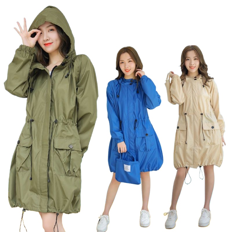 가벼운 방수 여성용 롱 후드 재킷 여름용 얇고 통기성  - Mens Fashion Poncho 리뷰 및 가격