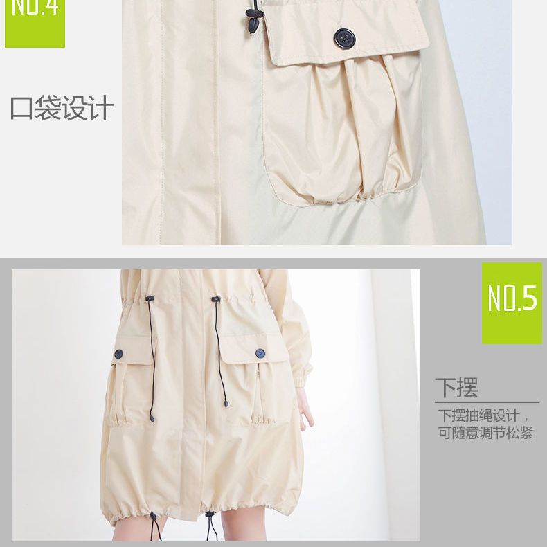 가벼운 방수 여성용 롱 후드 재킷 여름용 얇고 통기성  - Mens Fashion Poncho 리뷰 및 가격
