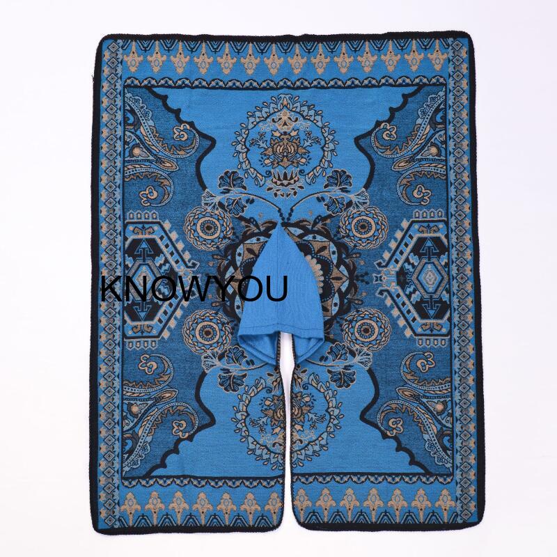 남성용 두꺼운 야외 여행용 숄(모자 포함) 따뜻한 망토 - Mens Fashion Poncho 리뷰 및 가격