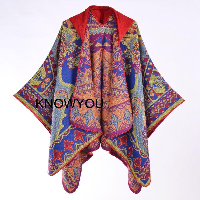 남성용 두꺼운 야외 여행용 숄(모자 포함) 따뜻한 망토 - Mens Fashion Poncho 리뷰 및 가격
