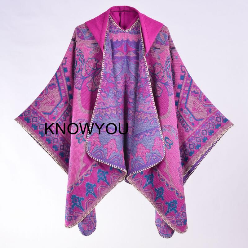 남성용 두꺼운 야외 여행용 숄(모자 포함) 따뜻한 망토 - Mens Fashion Poncho 리뷰 및 가격