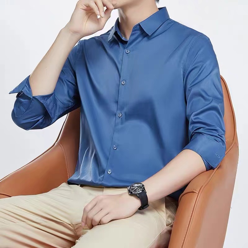 남성 비즈니스 셔츠 긴팔 봄 가을 구김 방지 드레스 화 - Dress Shirt Non-Iron 리뷰 및 가격