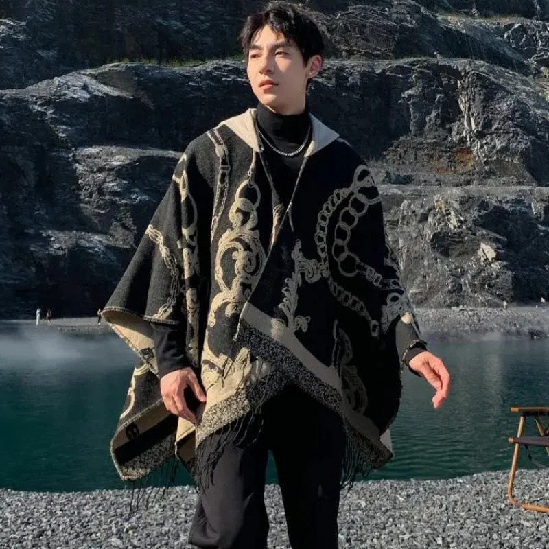 2026 여성 코트 케이프 코트 남성 재킷 숄 코트 따 - Mens Fashion Poncho 리뷰 및 가격