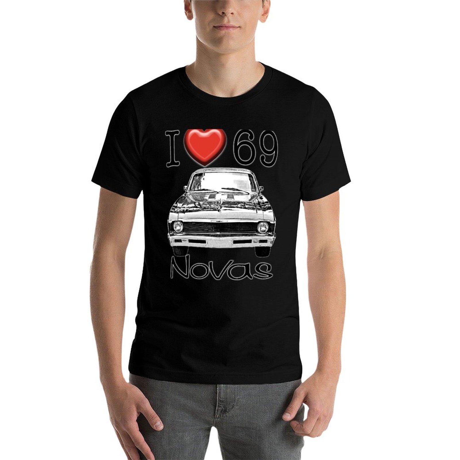 나는 69 노바 티셔츠를 좋아한다. 패션 심플 캐주얼  - Men'S Fashion Nova Shirts 리뷰 및 가격