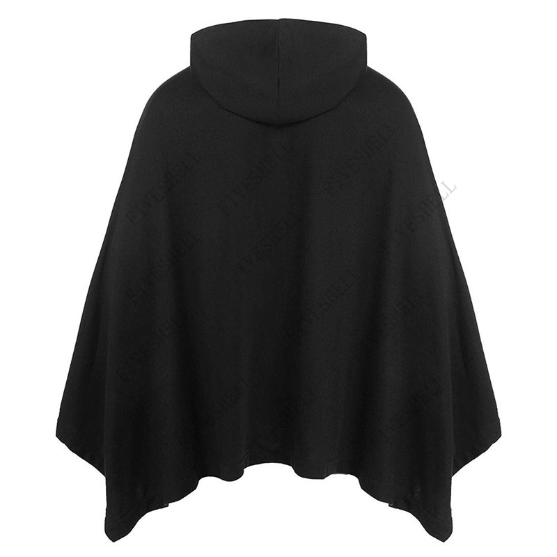 남녀공용 캐주얼 후드 판초 케이프 망토, 패션 코트,  - Mens Fashion Poncho 리뷰 및 가격