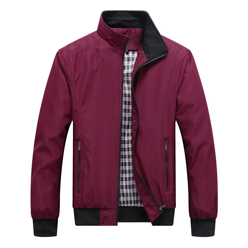 새로운 봄 가을 캐주얼 솔리드 패션 슬림 폭격기 재킷  - Mens Fashion Bomber Jacket 리뷰 및 가격