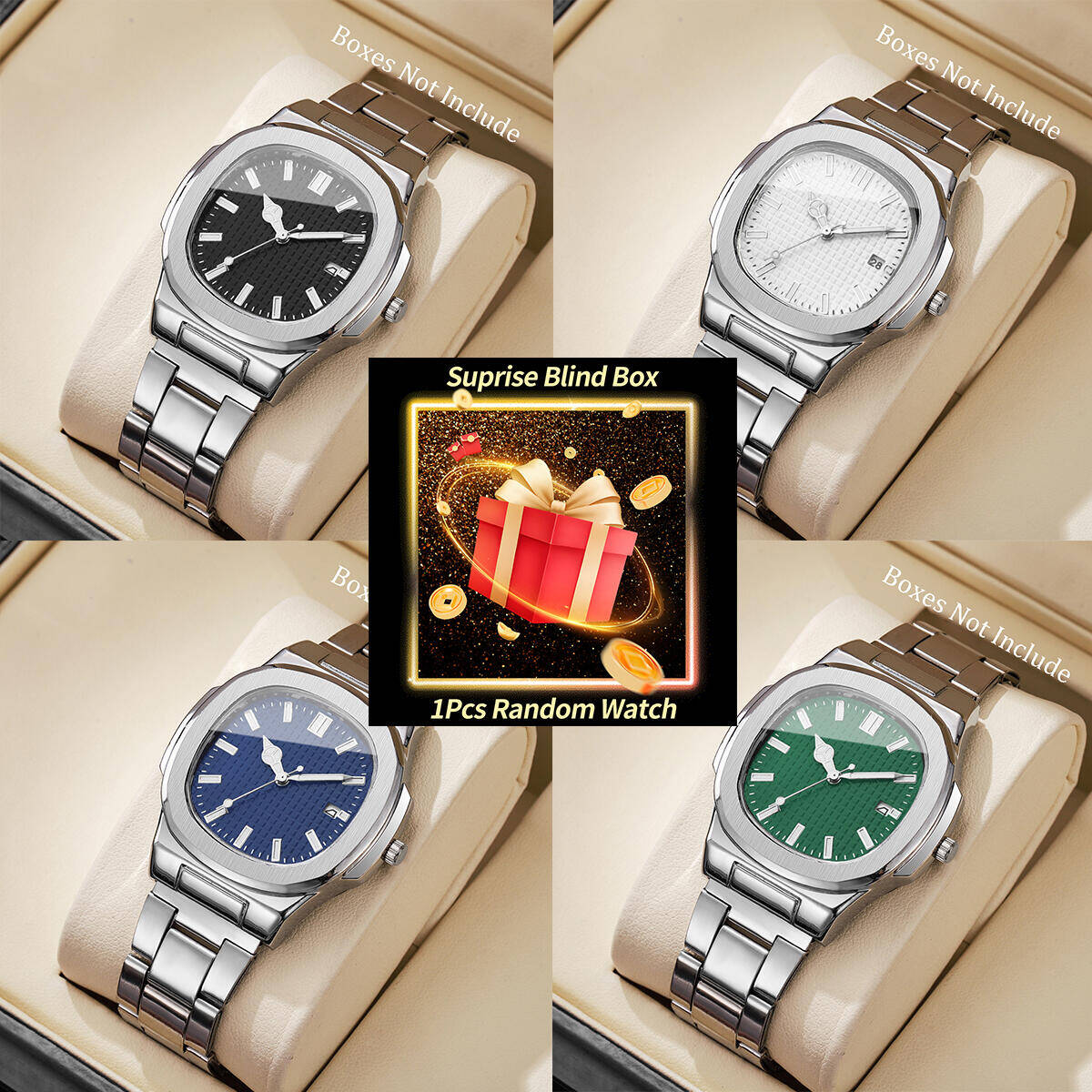 1PC 서프라이즈 미스터리 시계 블라인드 박스-패션 스 - Mens Fashion Watch 리뷰 및 가격